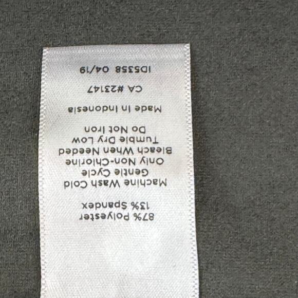 Talbots Pants Women's 10p Petite Gray Faux Suede Leggings Pull On - Picture 4 of 8